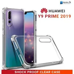 Luxury Shockproof Transparent Shockproof Bumper Case For Huawei Y9 Prime 2019 Crystal Transparent Premium Quality Shockproof Protective Phone ShellY9