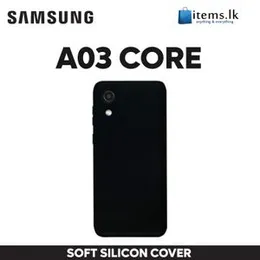 Samsung A03s Soft Black Matte Back cover for Samsung A03s
