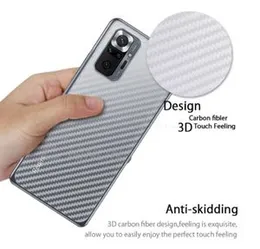 Carbon Fibre back stickerFor Redmi Note 10 pro (old)