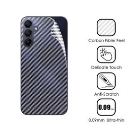 Carbon Fiber Pattern Back Film For Samsung Galaxy A14 4G | A14 5G