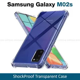 Samsung Galaxy M02s Transparent Shockproof ThickBallon Case - Clear TPU Bumper Case For Galaxy M02s Back Cover Premium Quality Anti Shock Airbag Phone
