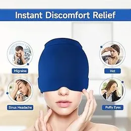 Gel Cold Hot Head Ice Cap Head Wrap Face Mask Head Massage Sleep Eye Mask Health Care Tool