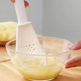 Kitchen Cooking Spoon Vegetable Potato Garlic Press Egg White Filter Colander Sieve Chef Gadgets Food Filtration Tools