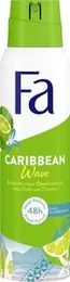 Fa Deodorant spray Caribbean Wave (150 ml), deodorant with the exotic fresh scent of lemon, deodorant without aluminium for up to 48 hours of deodoran