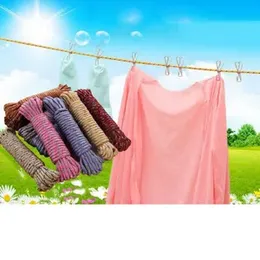 10M Laundry Hanging Rope Nylon Slip Windproof Clothesline Outdoor Drying Clothes Line Clotheslines