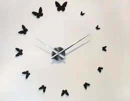 Wall Clock Butterfly Design