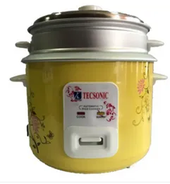 TECSONIC TRCH1800 Rice Cooker – 1.8L with Auto Keep Warm & Steamer