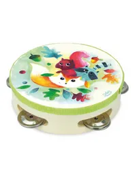 Mini Rabaan Musical Instrument Learning Toys Rattle-Drum For Kids Early Education