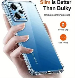 REDMI NOTE 12 PRO PLUS Shockproof Clear Case Transparent Back Cover For REDMI NOTE 12 PRO PLUS