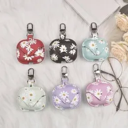 Luxury Floral Genuine Leather Case for AirPods Pro & Pro 2 – Sophisticated Feminine Design for Everyday Use