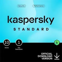 Kaspersky Standard (Antivirus) 2025 (1 Year, 10 Device) [VPN]