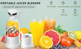Portable Juicer Blender – USB Rechargeable Mini Smoothie Maker for Fruits & Vegetables
