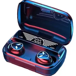 M20 TWS Wireless Earbuds Bluetooth Headphones with LED Display Noise Cancelling Touch Control HiFi Sound and Power Bank Case