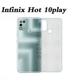 Carbon Fibre back sticker For Infinix Hot 10 Play