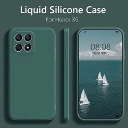 Soft silicone case for HONOR X6 back covers