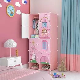 children portable wardrobe  8 door