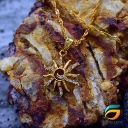 Gold Plated Guaranteed 18/24 inch Karali / Disco Chain with Octopus Derana Theme Pendant Necklace for Woman.