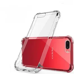 Thickbaloon ShockProof Transperent Soft Back Cover For Oppo A3s phone case