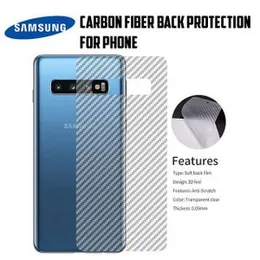 Carbon fiber Back Sticker For Samsung Galaxy S10