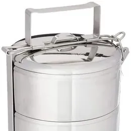 Stainless Steel Food Carrier / Lunch2 layer  Carrier with Handle Pot