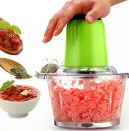Food Chopper Stainless Steel Electric Mini & Portable Kitchen Chopper Meat Grinder Shredder Steel Household Processor