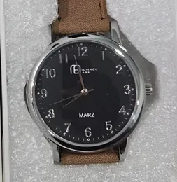 Michael Mark Quality MARZ Japan Watch with Brown Strap for Men 6 Month Machine Warranty