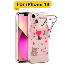 Fashionury Designer Soft Back Cover Case Compatible for Apple iPhone 13-D0287 (FROM INDIA FAAZ)
