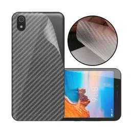 Carbon Fibre Transparent Back Sticker For Redmi 7A