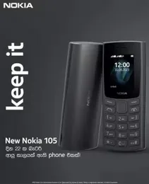 Original Nokia 105 (2023 Edition) 4G Dual SIM Feature Phone | 1 Year Warranty | Long Battery Life, Classic Design, FM Radio, Flashlight & Games