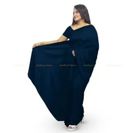 Dark Blue Vichithra Satin Plain