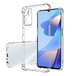 Luxury Shockproof Thickballoon Transparent Back Cover for Oppo A16