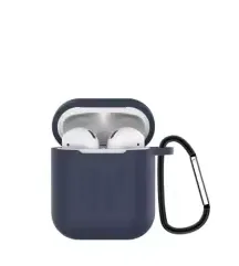 AirPods 1st & 2nd Gen Silicone Case – Midnight Blue | Shockproof & Dustproof Protection