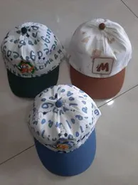 Baby Boys Summer Beach Blue White Brown Cap