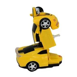 Bumblebee Transformers Car Toy - Battery Operated Light Sound and Moves
