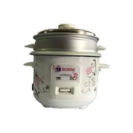 Tecsonic 0.6L Rice Cooker – 500g | Compact Design | Aluminium Steamer & Accessories