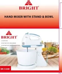 Bright Hand Mixer with Bowl