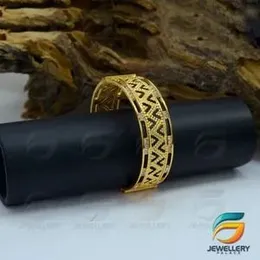 Gold Plated Guarantee Link Lock Bangle for Women Fashion Jewelry Gift.