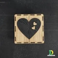 DSD Wooden Jewellery Box Ring Box New Design Beautiful Box Shape For Anniversary gift Wedding Gift Lover Gift Valentine gift Birthday Gift Christmas G