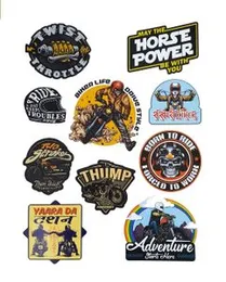 AutoMopix Vinyl Horse Power Bike Helmet Sticker, Multicolour (FROM INDIA) SAB