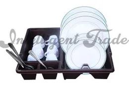 Gas Cooker Table with Dish Holder and Vegetable Basket