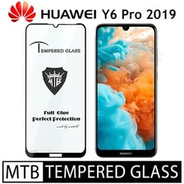 Huawei Y6 Pro 2019 Branded MTB High Quality Screen Protector Full Glue 9D MTB tempered Glass for Huawei Y6 Pro 2019