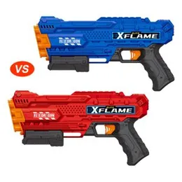 XFlame Blaster Toy Gun 4 Dart Hammer Action Nerff Gun for Kids with 12 Soft Bullets - Fire Dragon Xpreyer Soft Bullet Blaster Gun
