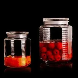 Red Cherry 2Lt Glass LID Storage Jar Super High Quality Product