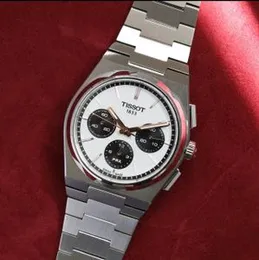 Premium Stainless Steel Strap Luxury Men Watch Quartz Analog Business Chain Casual Wrist Watches For Boys & Gents Black Blue White