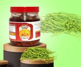 Growing Villagers Kair Sangri Ka Achar Homemade Ker - Sangari Pickle | Rajasthani Traditional Village Type Achar | Jar Of 500 Grams FROM INDIA (SAM)