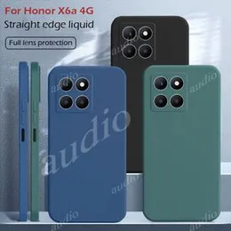 HONOR X6A Soft matte liquid silicone Case Back Cover for honor x6a