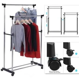Double Pole Clothe Rack