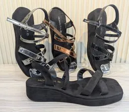 Monalisa Elegant Strap Wedge Sandals
