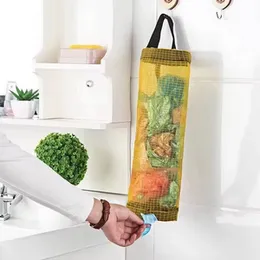 Wall Mounted Grocery Bag Holder
