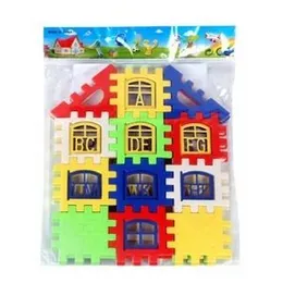 Children Kids Funny Bricks House Building Learning Blocks Construction Toy Set.